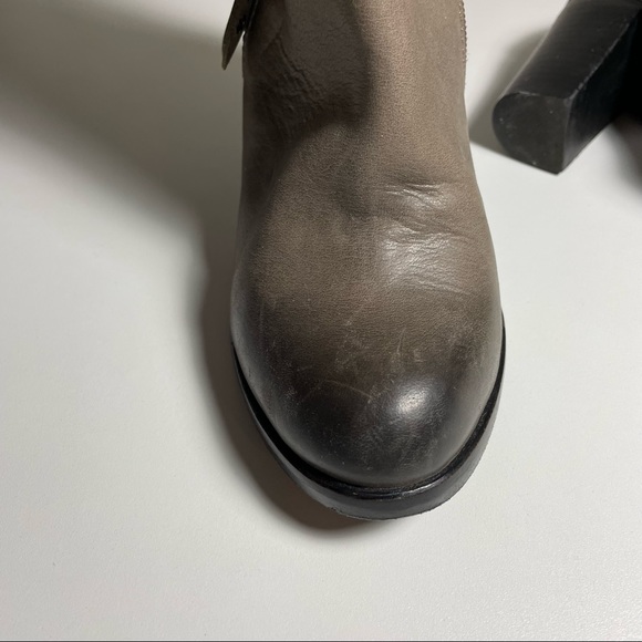 Modern Vice genuine leather long boot in light mocha color size 6 - Picture 12 of 13